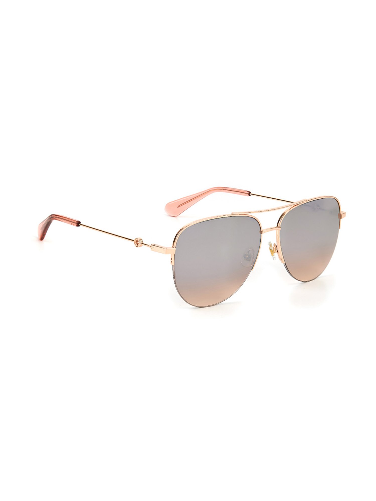 Kate Spade Silver Aviator Sunglasses For Women
