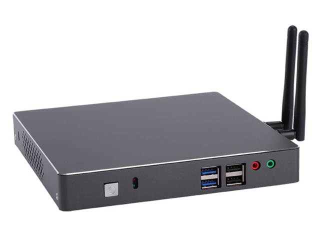 Mini PC,Desktop Computer,Intel Core I7 3537U,with Windows 10 Pro/Linux Ubuntu support,(Black),[HUNSN BH08G],[COM/VGA/HDMI/LAN/ 8*USB2.0/ With Cooling fan],(8G RAM/256G SSD/1TB HDD)