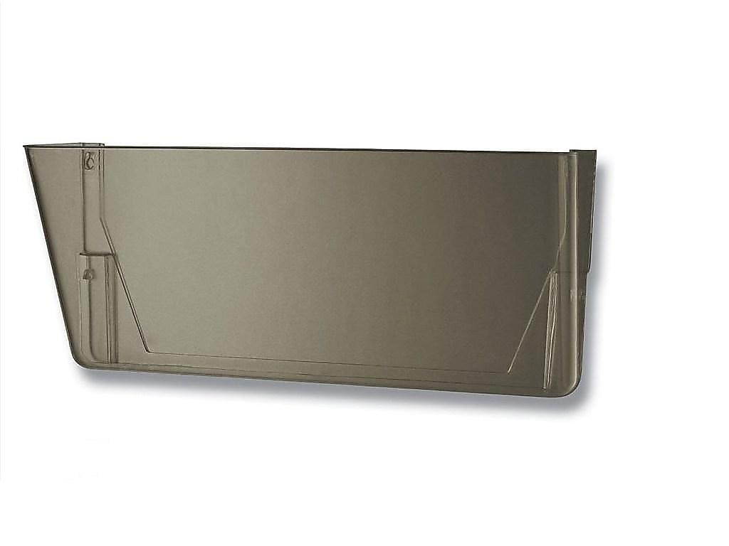 OIC 1-Pocket Plastic Wall File Smoke (21441)