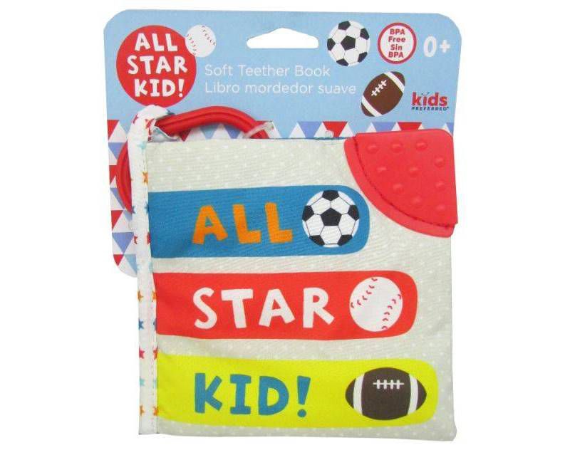 Kids' Preferred Little Sports Star Soft Book Gray