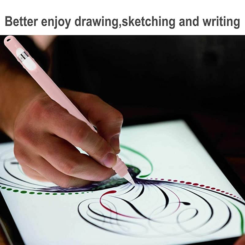 for Apple Pencil Holder for Apple Pencil Accessories Cover for Apple Pencil 1st Generation Sleeve for Apple Pencil with Protective Nib Cover for iPad Pro 97quot105quot129quot Pink