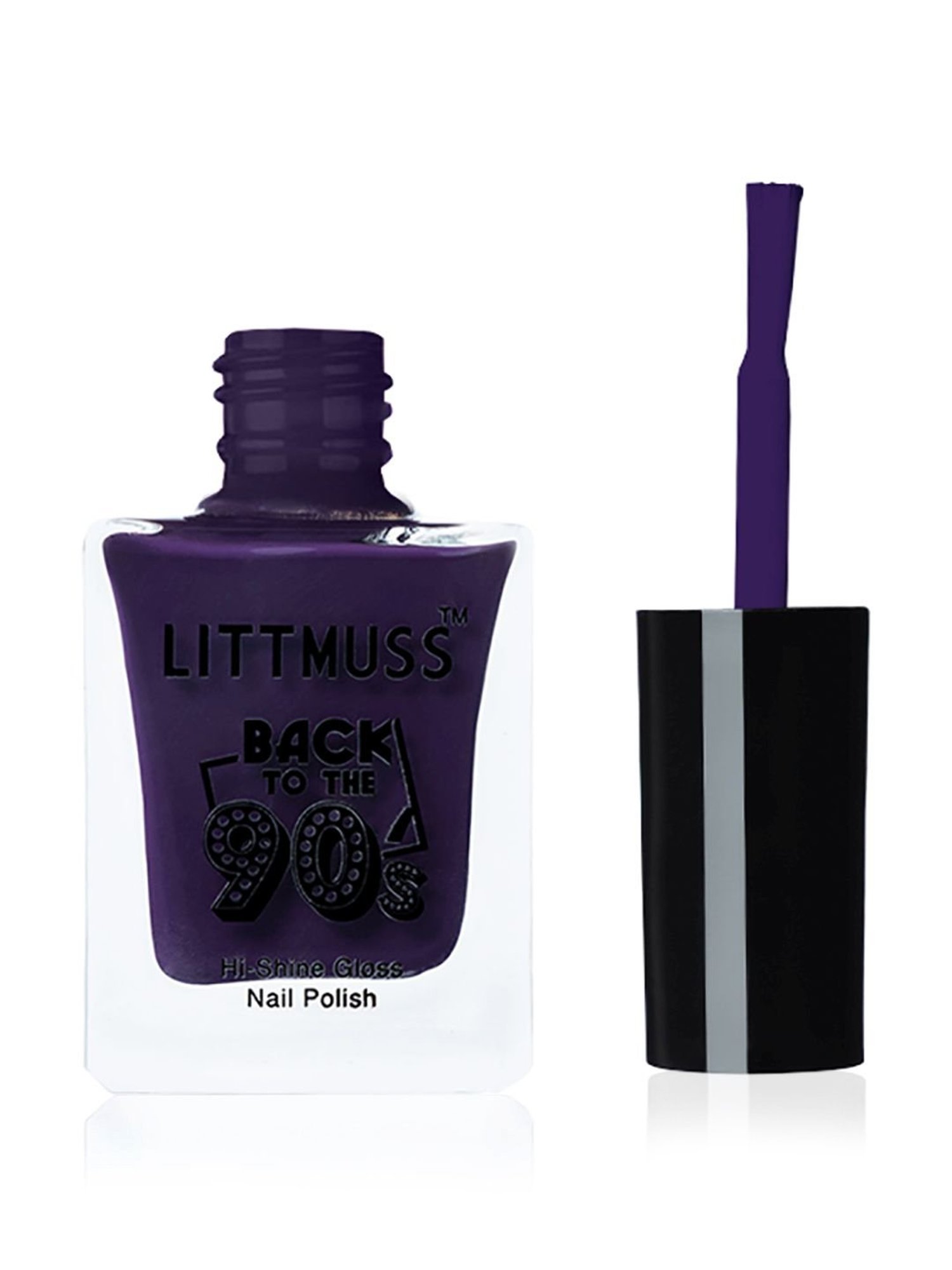 Littmuss Back To The 90's Hi Shine Gloss Nail Polish Purple Velvet 050 - 9.5 ml