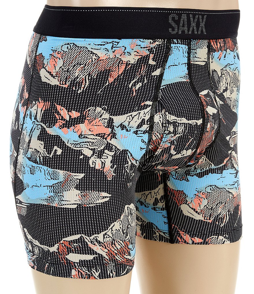 Saxx Quest Mountainscape Boxer Briefs