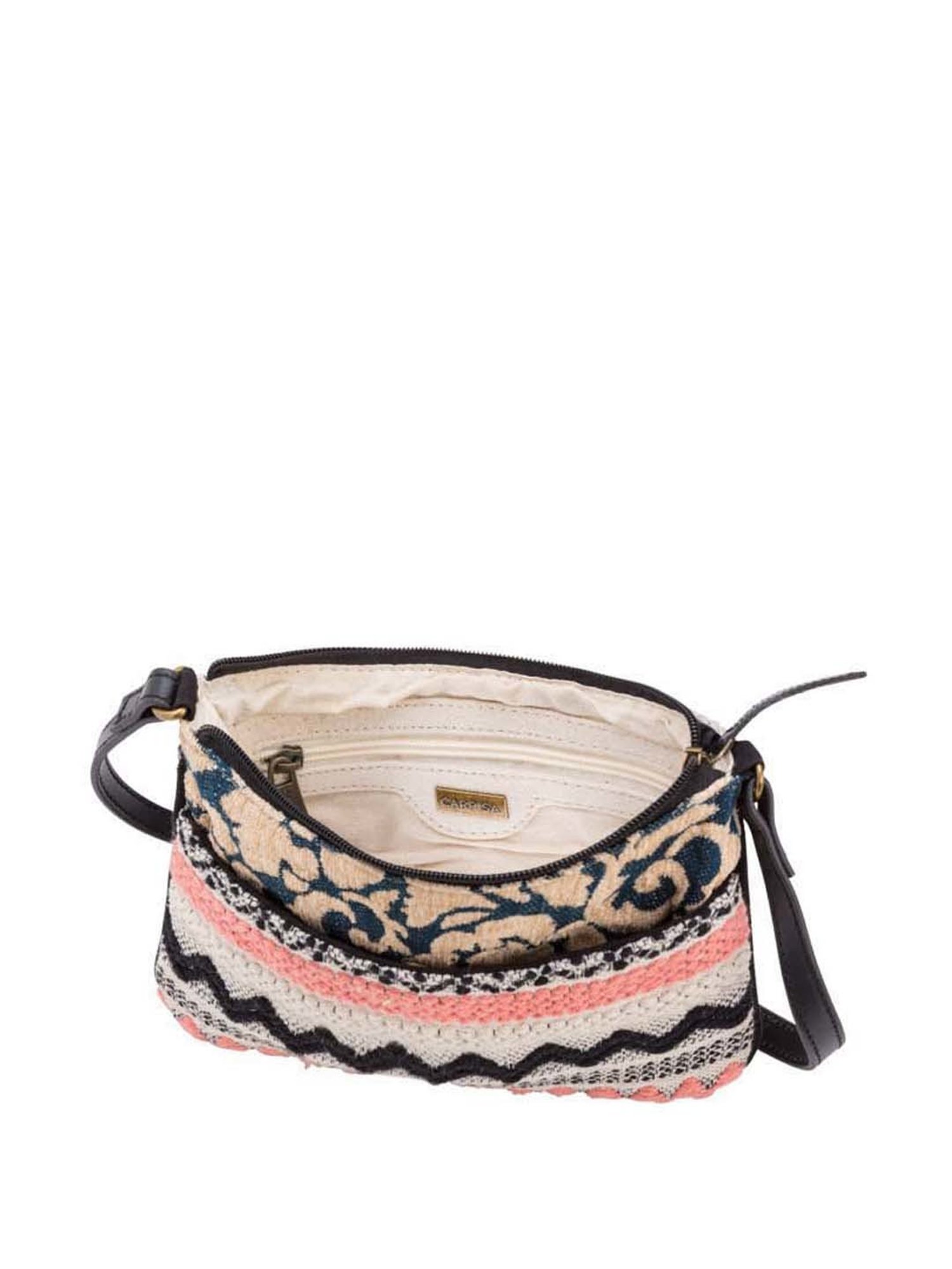 CARPISA Multicolor Textured Medium Sling Handbag