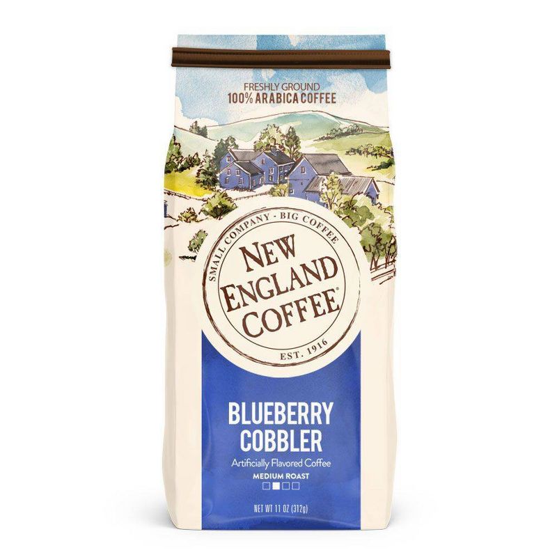 New England Blueberry Cobbler Medium Roast Ground Coffee - 11oz