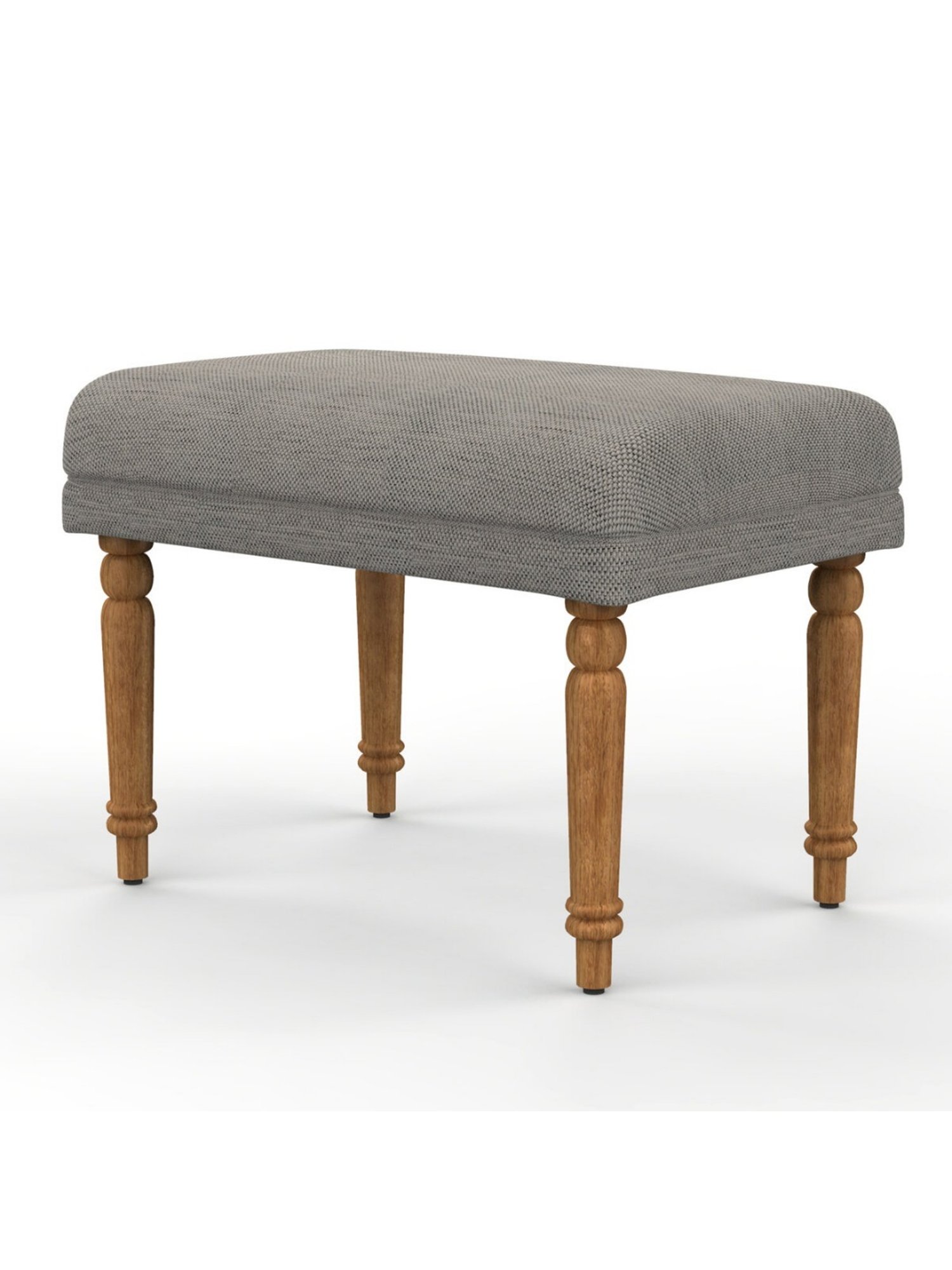 Picardy Vanity Stool Fabric/Antique Pearl - Acme Furniture