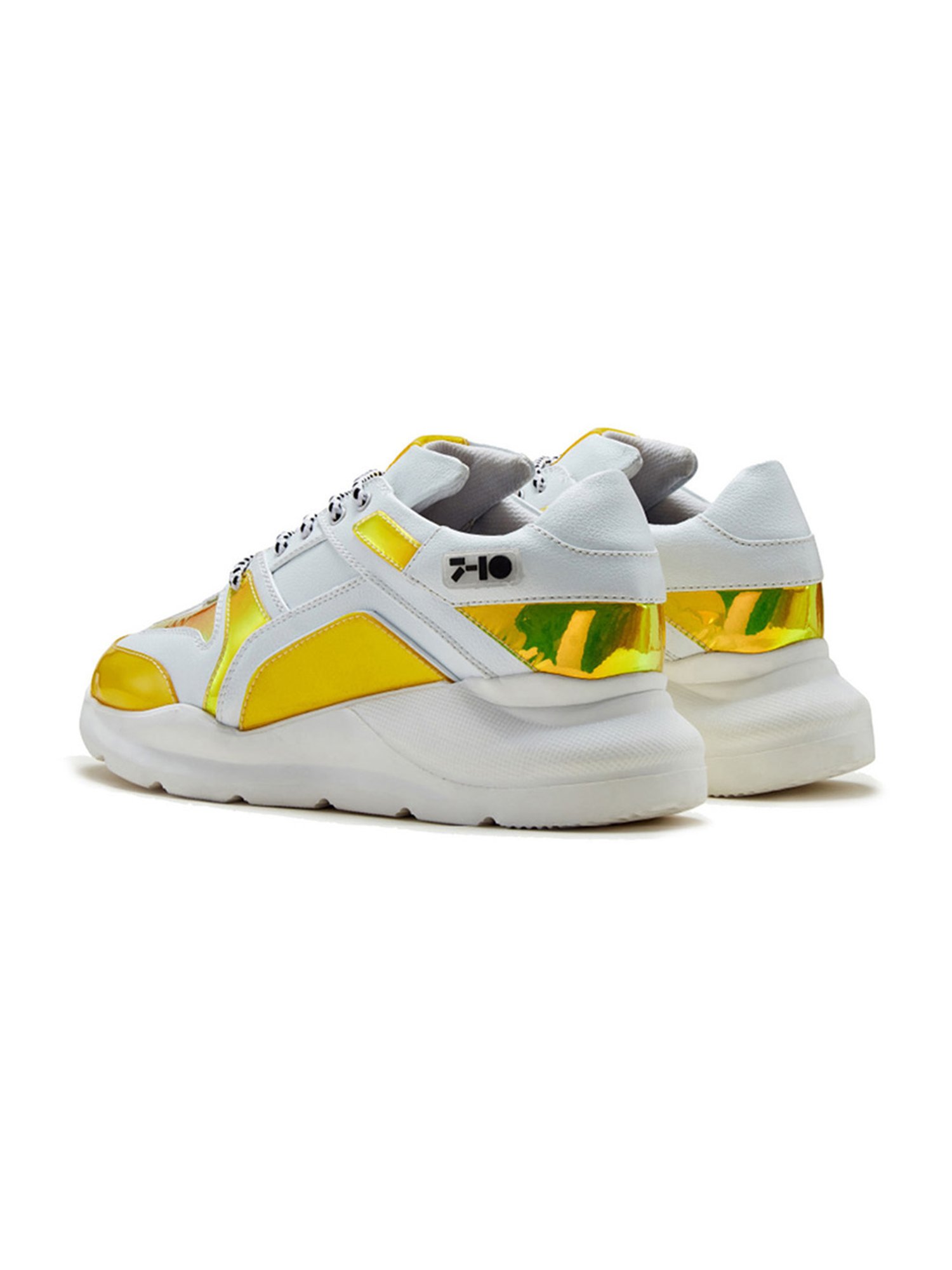 7-10 Women's White & Yellow 307 Summer Collection Sneakers