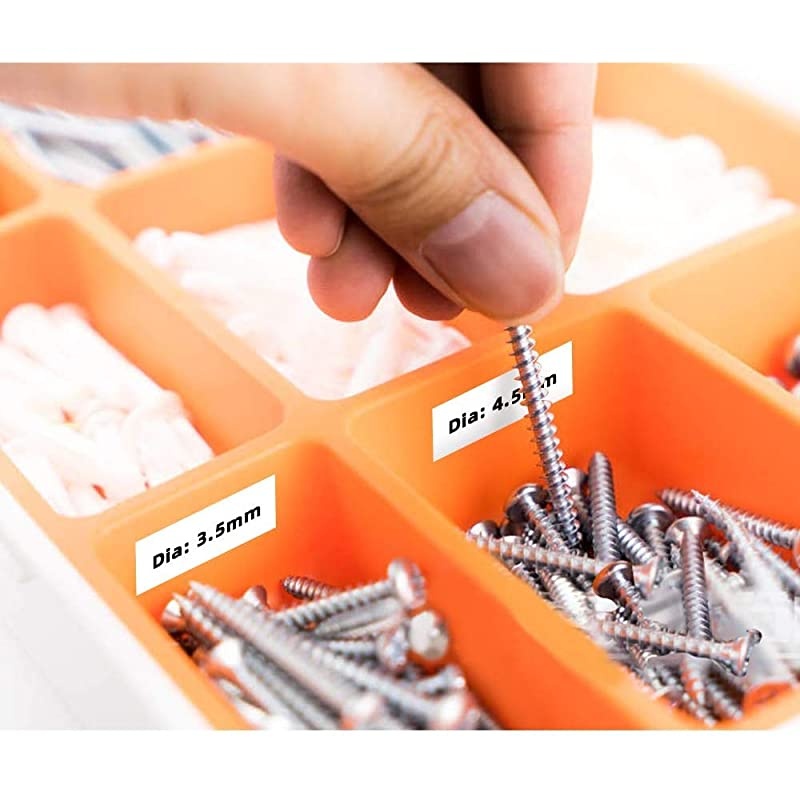 Compatible Labeling Tape Replacement for Dymo D1 Label Tape 45013 S0720530Black on White Ink Refill12 Inch x 23 Ft for Dymo LabelManager PnP 160 260P 360D 280 420P 450 Duo10P