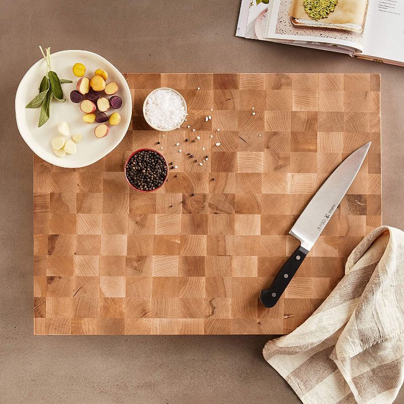 John Boos Block CCB2418-225 Classic 24 x 18 Inch Northern Maple Hard Wood End Grain Reversible Kitchen Butcher Chopping Block