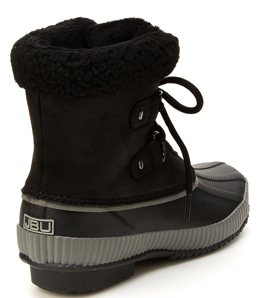 JBU by Jambu Akron Waterproof Faux Fur Lined Lace-Up Booties