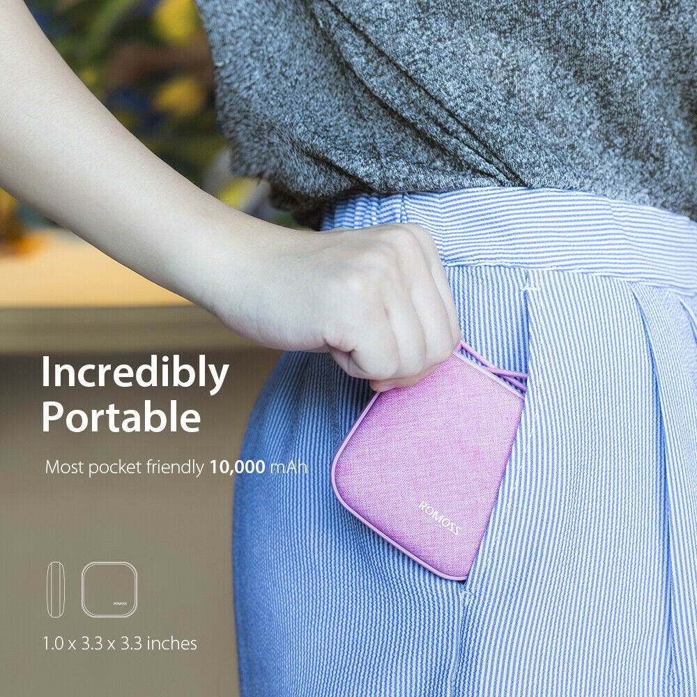 Portable Power Bank 2 USB 2.1A Stylish Battery Charger For Mobile Phone