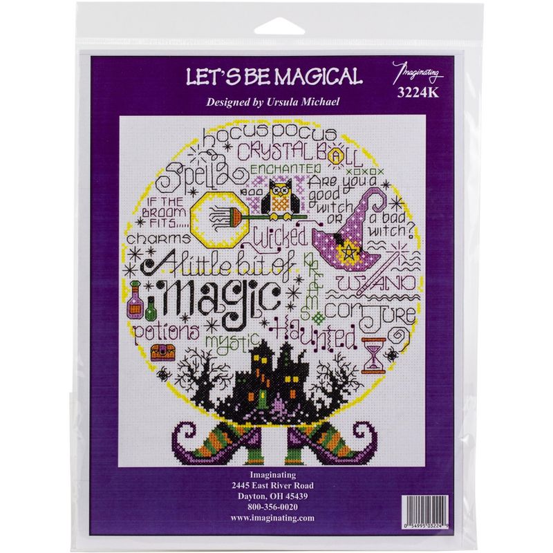 Imaginating Counted Cross Stitch Kit 8.3"X9.4"-Let's Be Magical (14 Count)