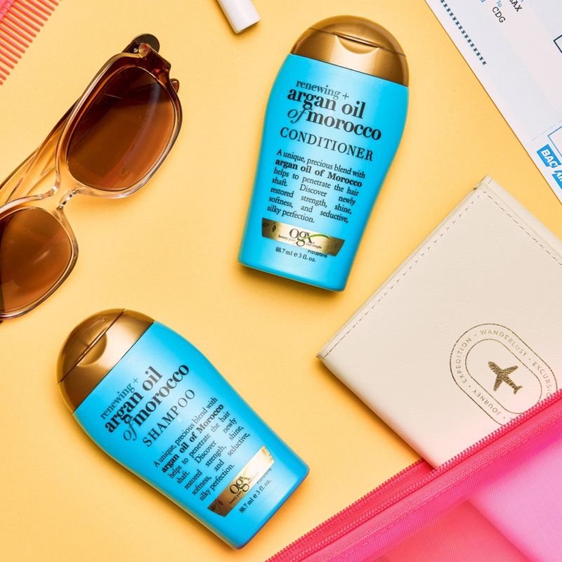 OGX Renewing Argan Oil of Morocco Shampoo -Travel Size - 3 fl oz