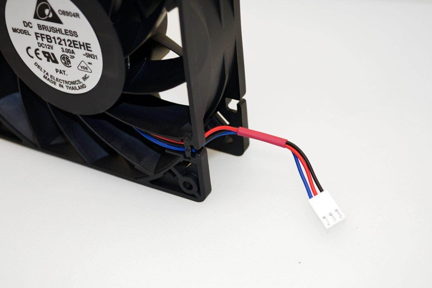 Computer Case Fan, 120mm x 120mm x 38mm 3 AMP, DC 12V, 3 pin Tach with 3 pin Fan Extension Cable, Ideal for Cooling System Down or Electronics. Ship from USA !!