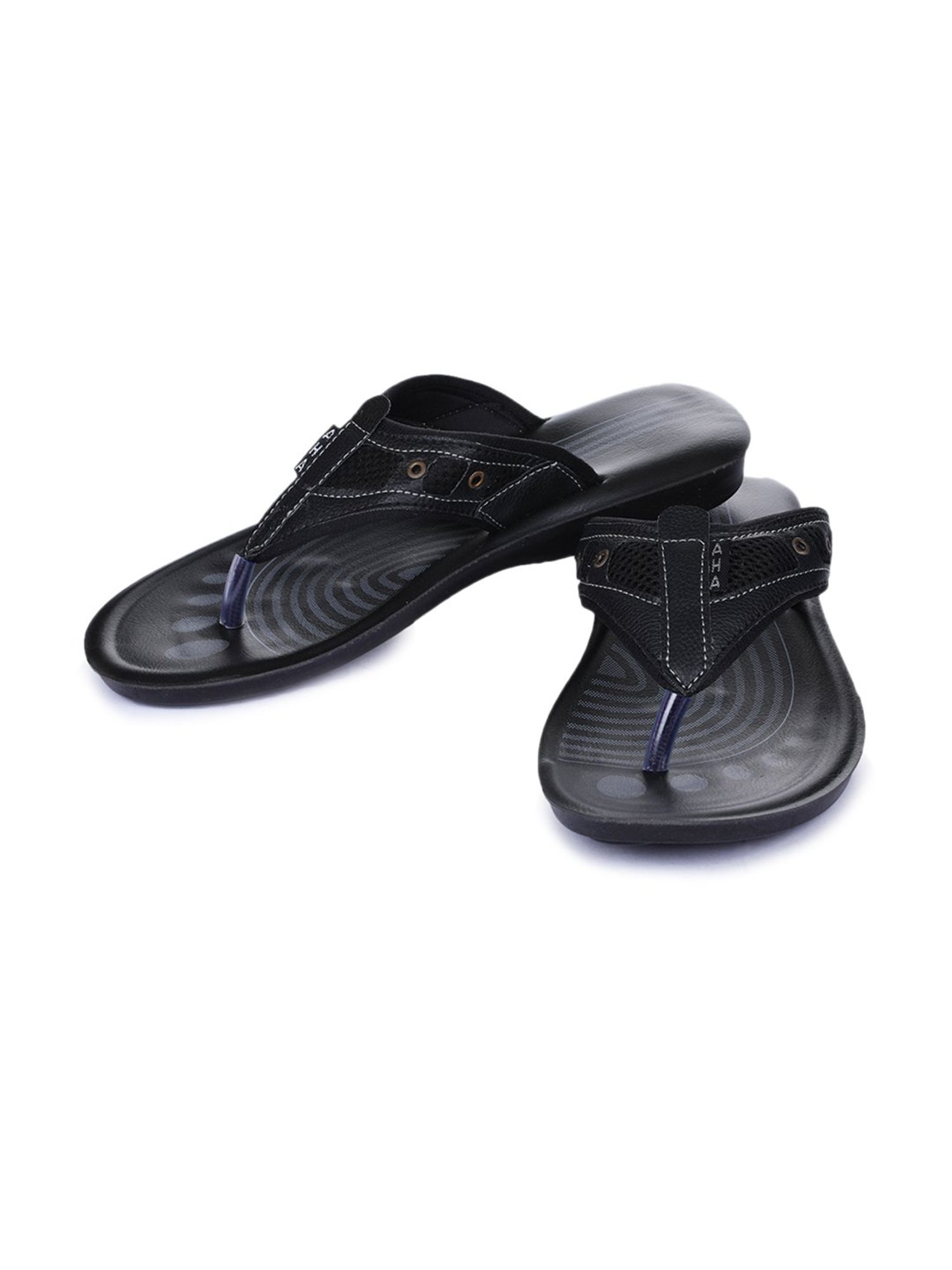 Aha by Liberty Men's Black Thong Sandals