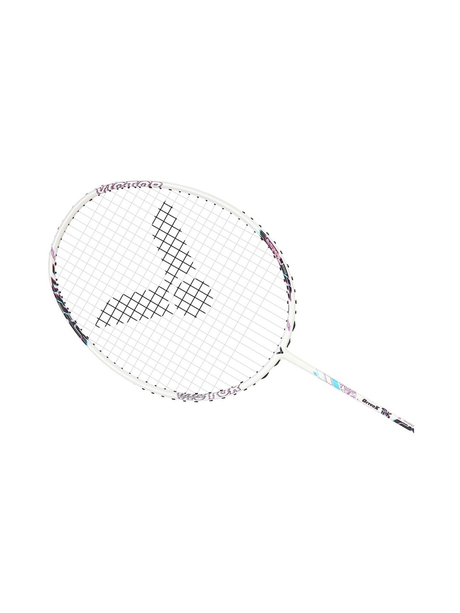 VICTOR DriveX Badminton Racket (White) Size - 4U