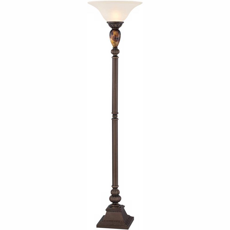 Kathy Ireland Mulholland 72" High Torchiere Floor Lamp