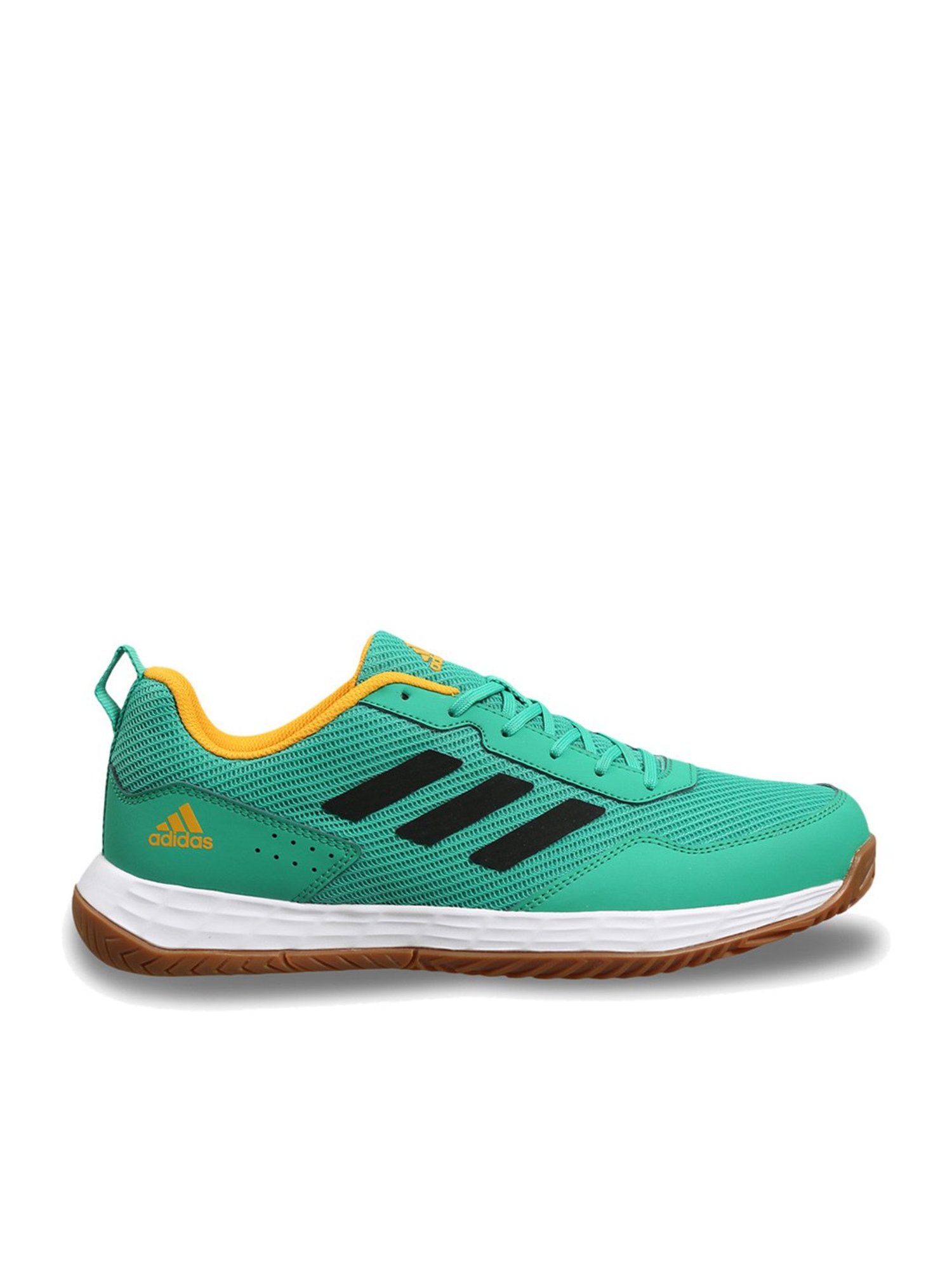 Adidas Men's Faztcort Indoor Star Green Indoor Court Shoes