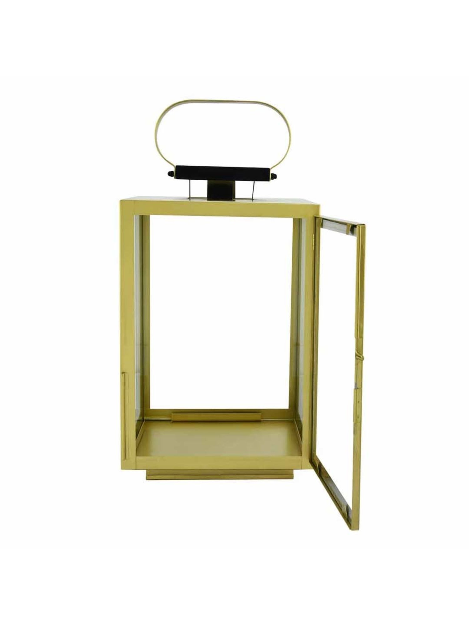 @home Nilkamal Gold Iron Modern Small Lantern