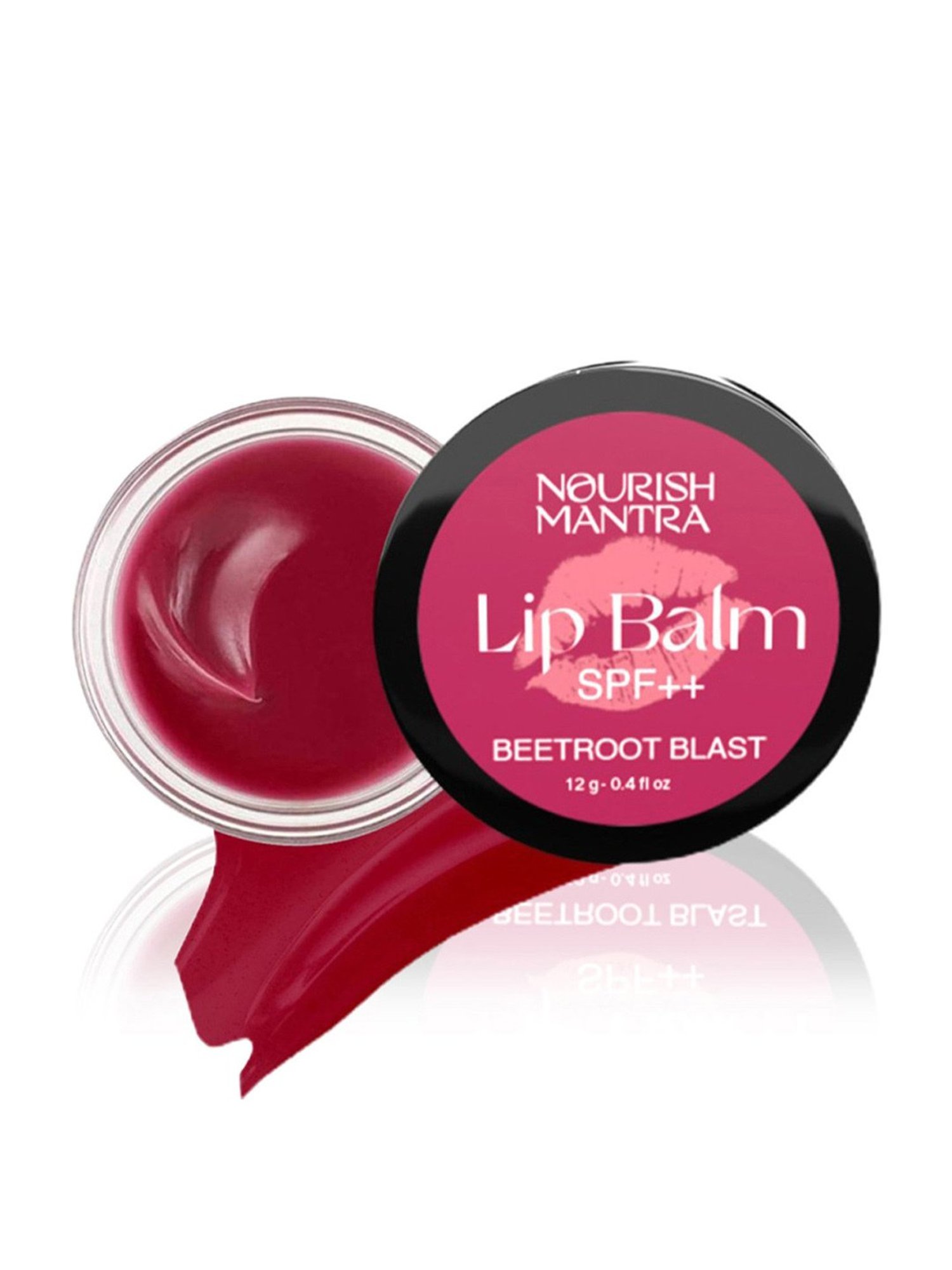 Nourish Mantra Beetroot Blast Lip Balm SPF++ - 12 gm