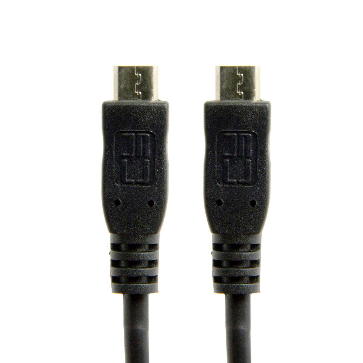2pcs Micro USB male to Micro USB Male data charger cable for Mobile Phone