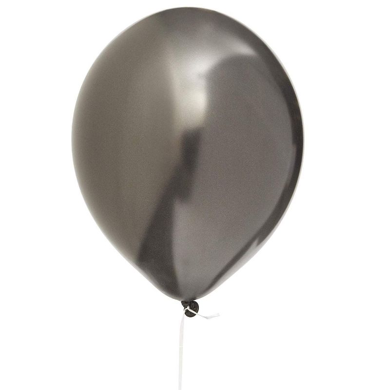 Blue Panda 100-Pack 12-inch Latex Balloons Party Decorations, Black