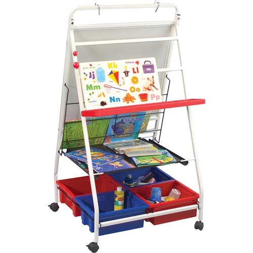 Teacher's Learning Center w Dry Erase Board & Storage Bins