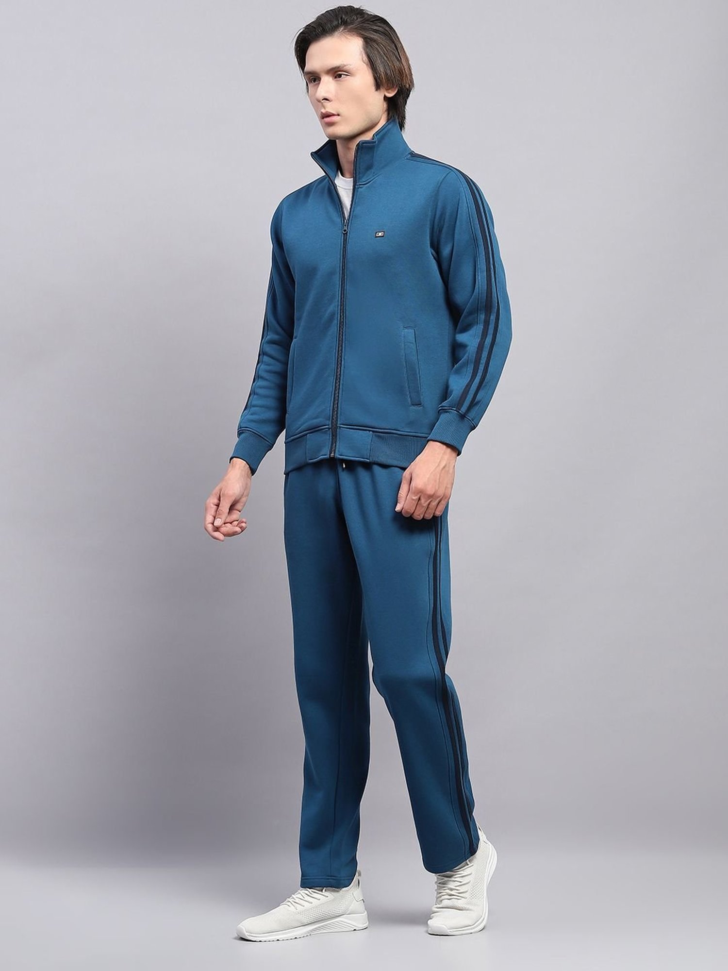 Rock.It Blue Regular Fit Printed TrackSuit