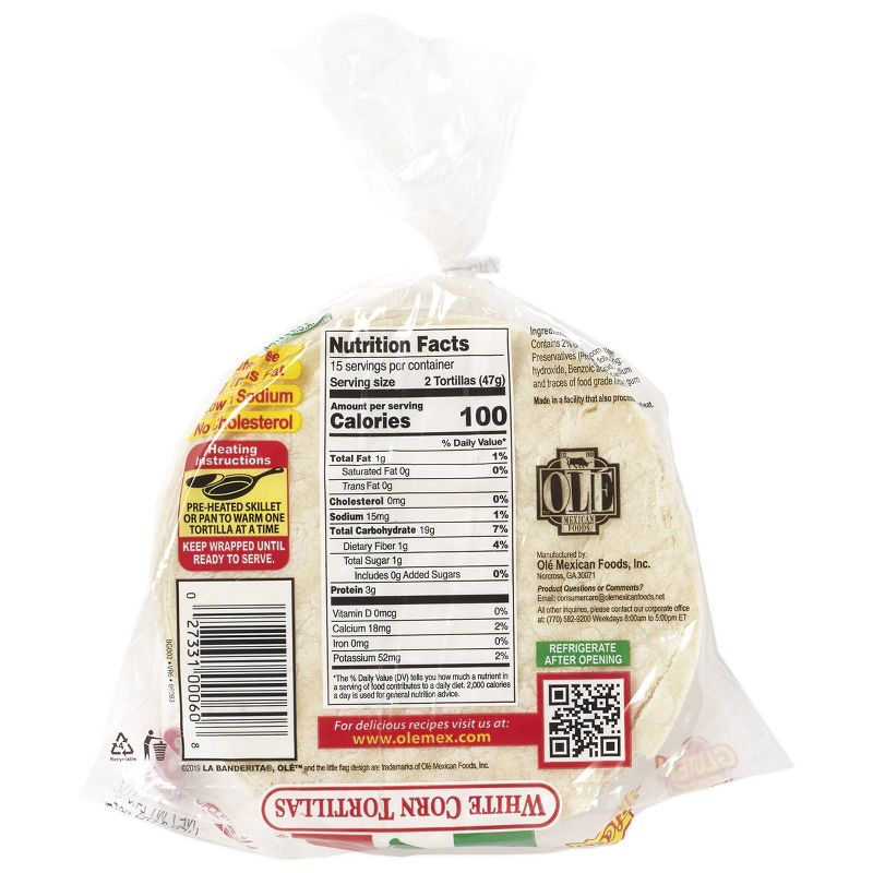 La Banderita Gluten Free Corn Tortillas - 27.87oz/30ct