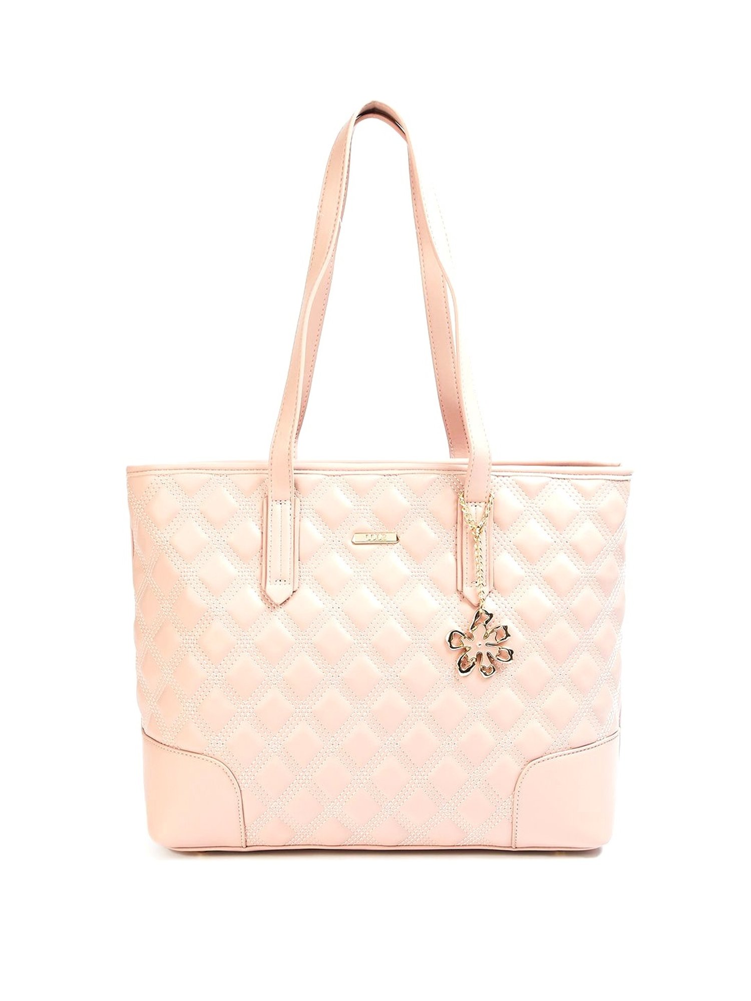 Code by Lifestyle Nude Quilted Shoulder Bag
