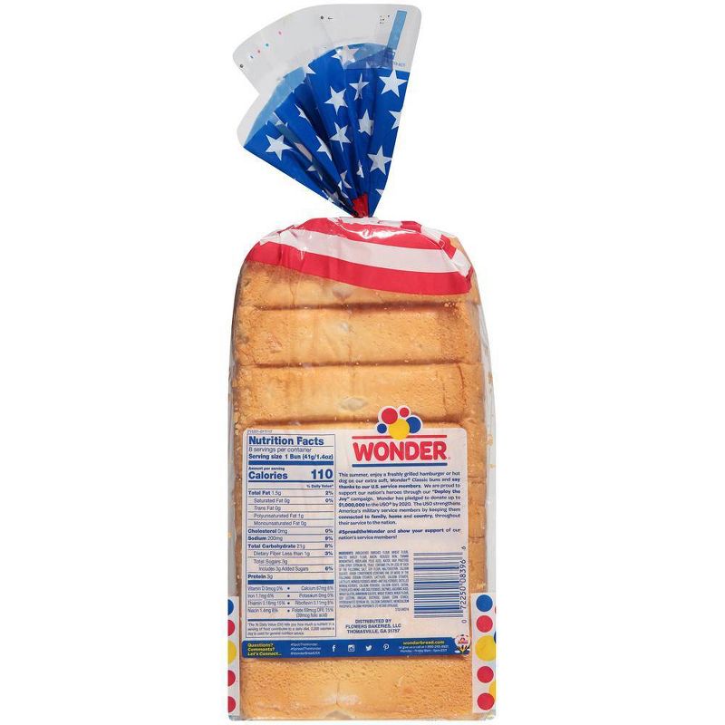 Wonder New England Style Frankfurter Buns- 11.5oz/8ct