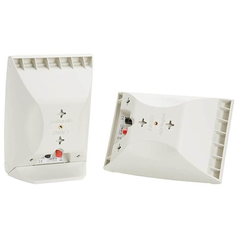 OWM3 Wall and Bookshelf Speakers | The Most High-Performance Versatile Loudspeaker | Paintable Grilles (Pair, White)