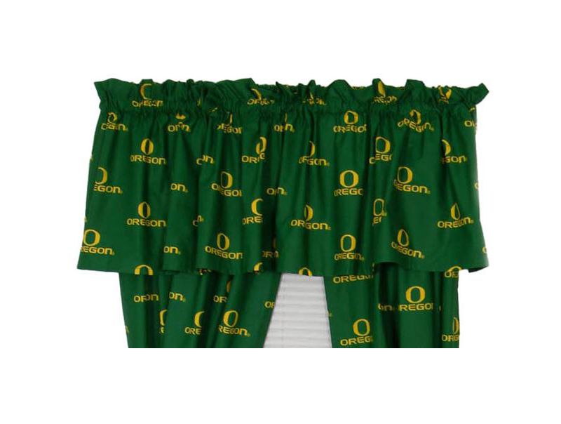 NCAA Valance Collegiate Window Treatment - Oregon Ducks..