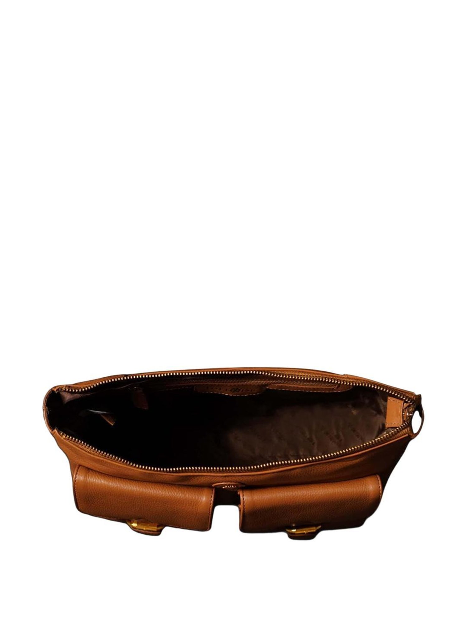 Tortoise Go Everywhere Jayna Tan Solid Medium Cross Body Bag