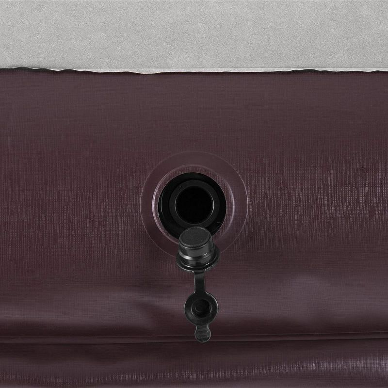 Bestway 67699E-BW Pavillo Tritech Easy to Set Up Queen Size Inflatable Portable Air Induced Mattress with Tight Sealing Plug, Maroon