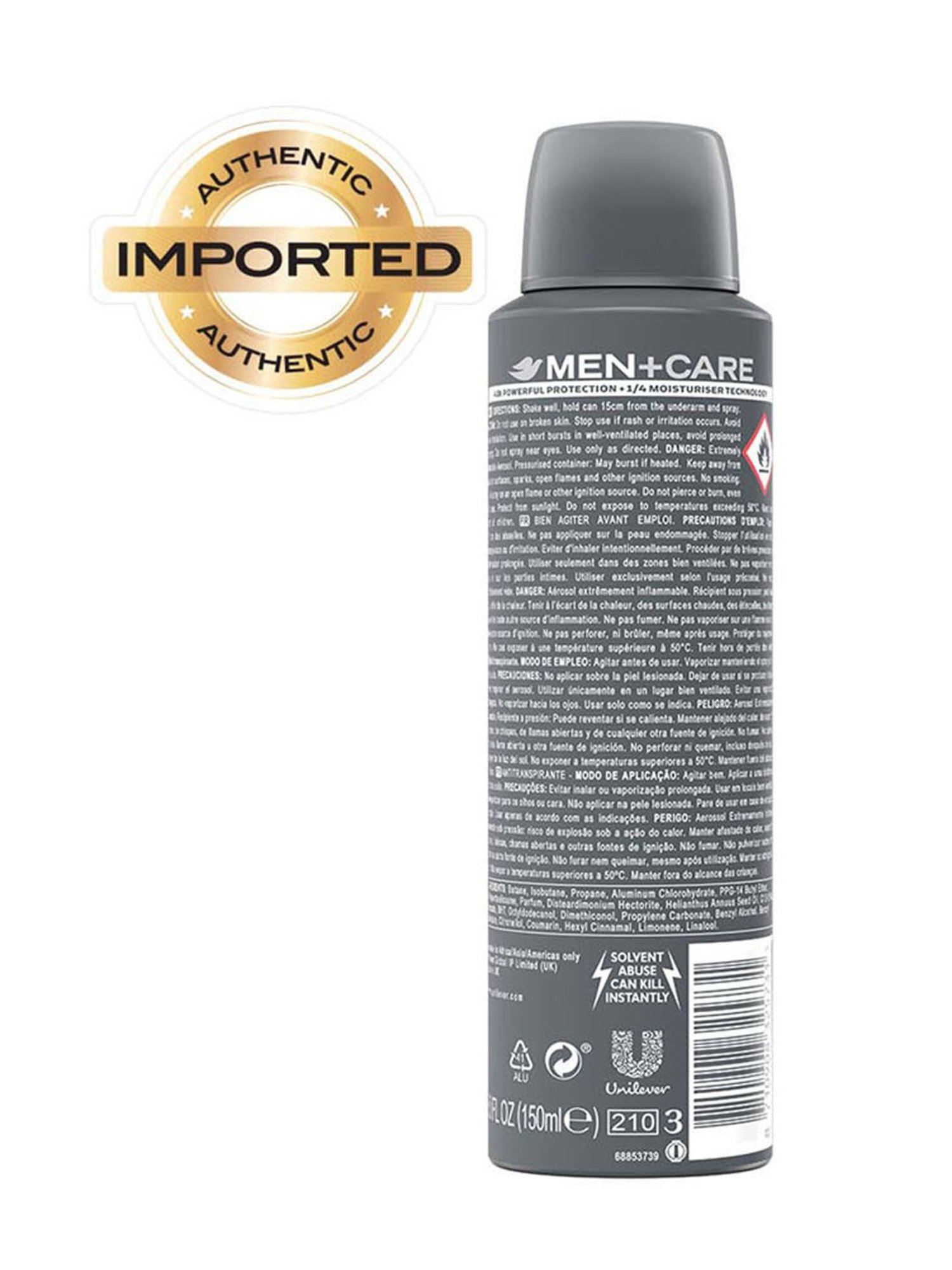 Dove Men+Care Cool Fresh Anti-Perspirant Deodorant - 150 ml