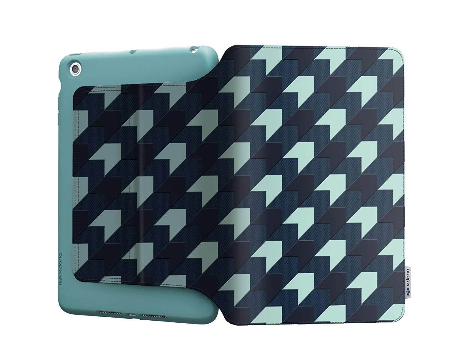 X-Doria SmartStyle Folio for iPad Air - Blue Arrow Check