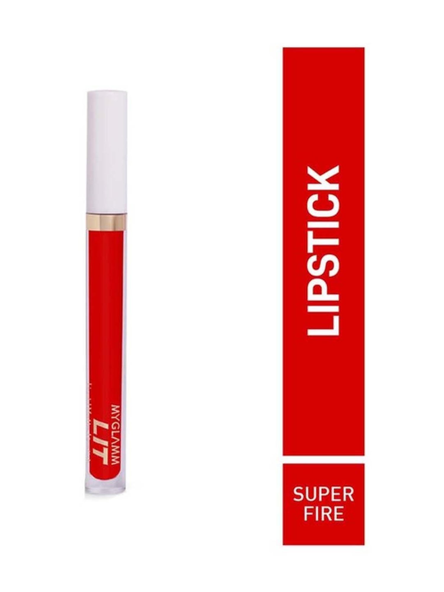 MyGlamm LIT Liquid Matte Lipstick Super Fire - 3 ml