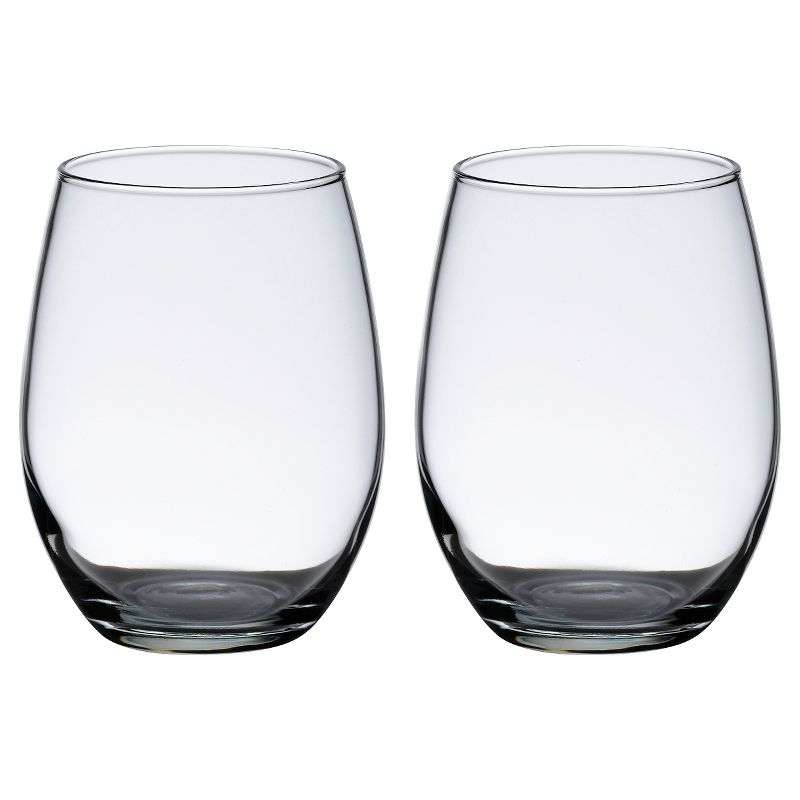 Blue Panda 2-Pack Messy & Neat Glass Whiskey Glasses, Bride & Groom Wedding Gifts, Gold Foil, 7.5 Oz