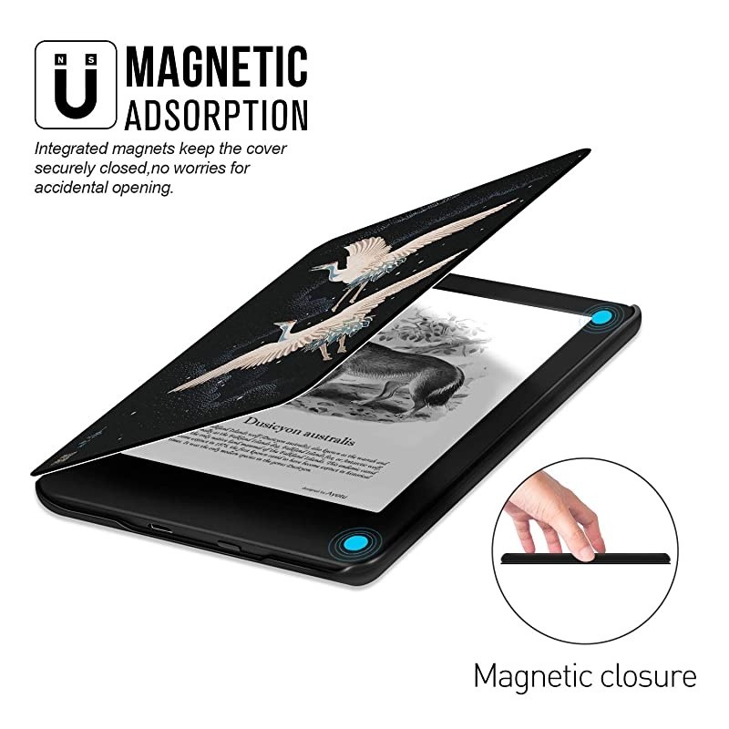 Case for AllNew Kindle10th Gen 2019 Release PU Leather Cover with Auto WakeSleepFits  AllNew Kindle 2019Will not fit Kindle Paperwhite or Kindle OasisFlying Birds