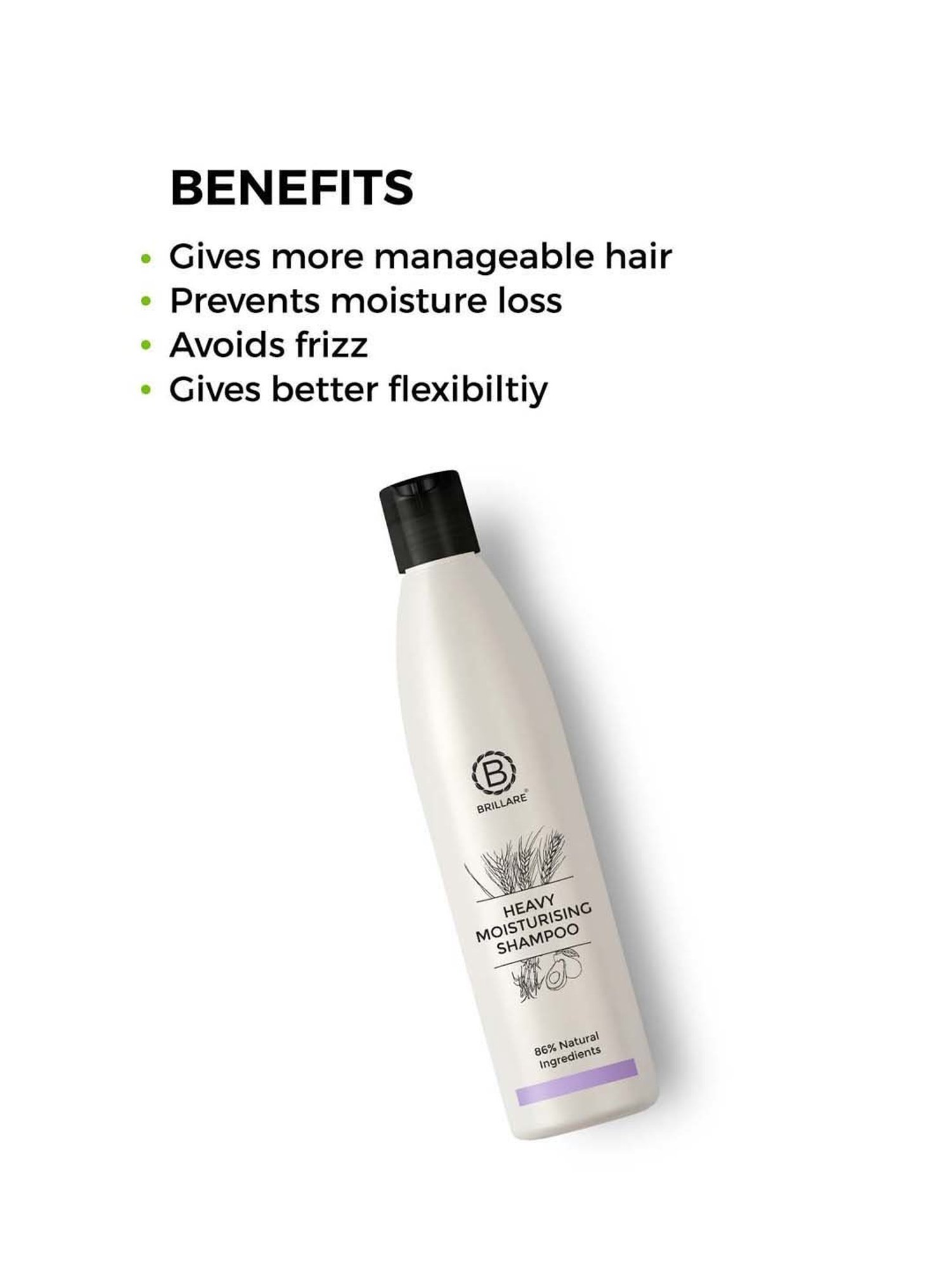 Brillare Heavy Moisturising Shampoo - 300 ml