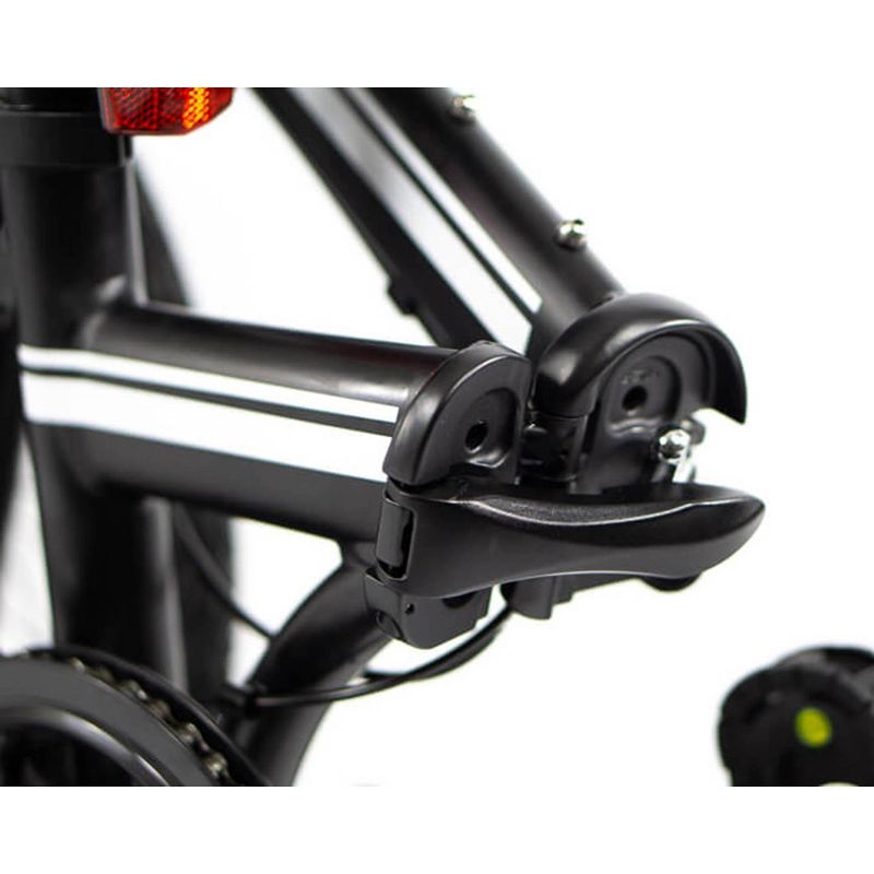 ZiZZO Campo 7-Speed Aluminum 20" Folding Bike - Black