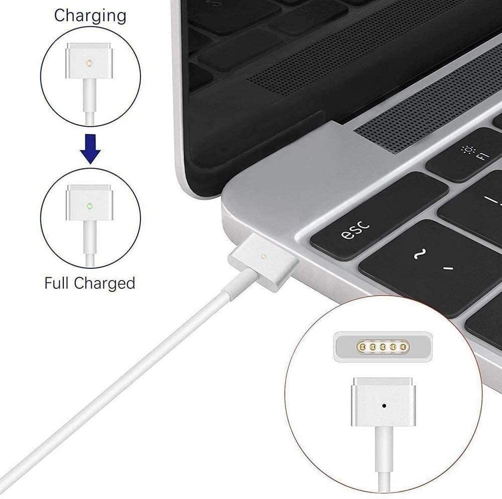 Mac Book Pro Charger, 60W Magsafe 2 T-tip Power Adapter Charger Compatible with MacBook Charger/Mac Book Air( After Late 2012)