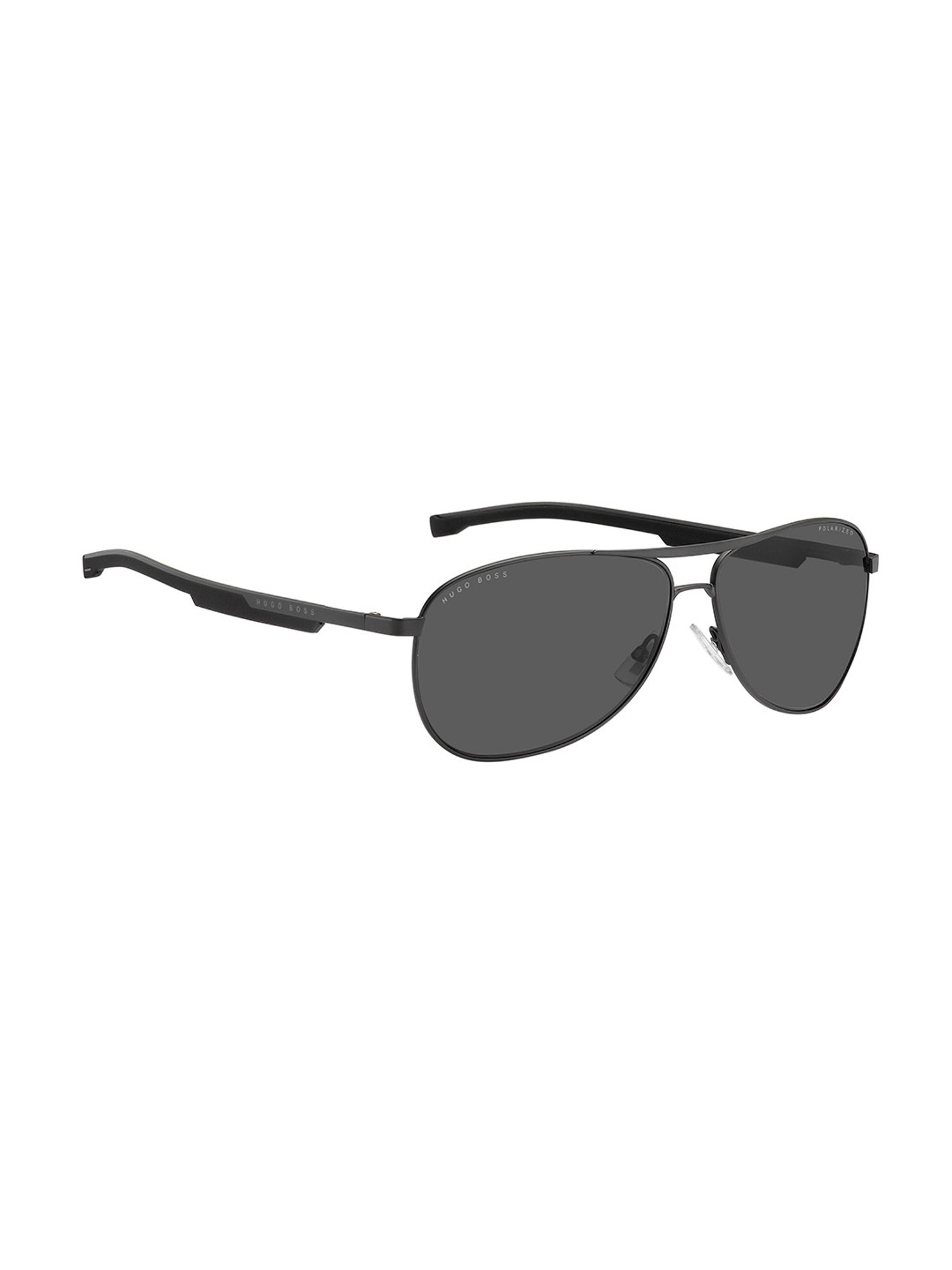 Hugo Boss Grey Pilot Sunglasses for Men