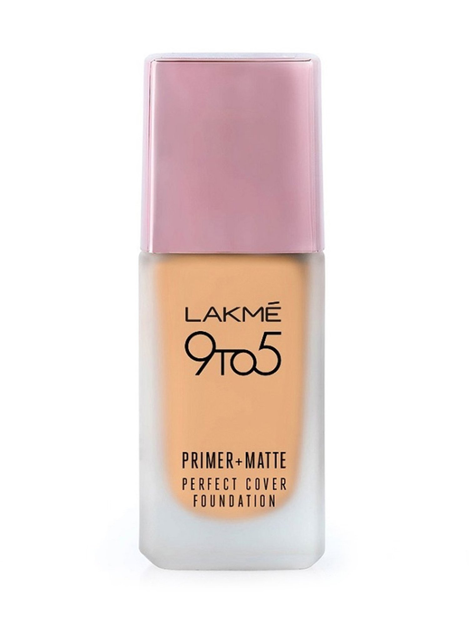 Lakme 9 To 5 Primer + Matte Perfect Cover Foundation W110 Warm Light - 25 ml