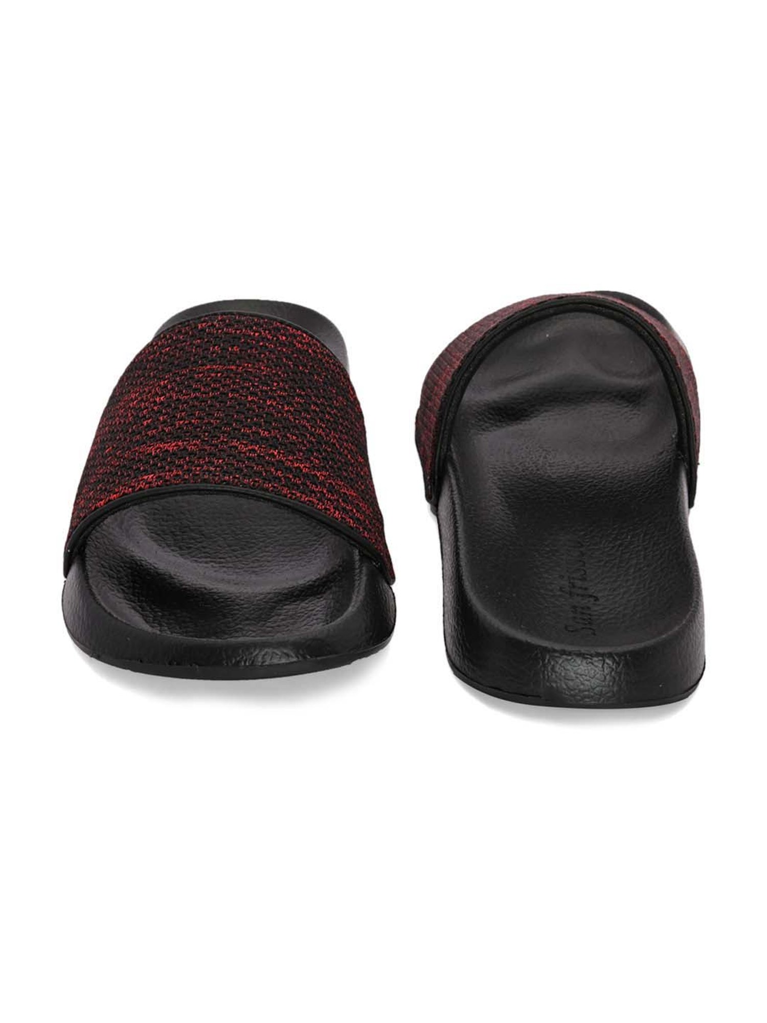 San Frissco Men's Red Casual Sandals