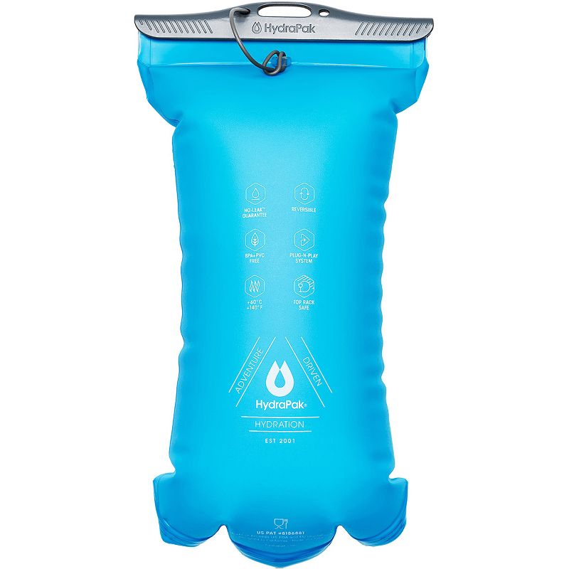 HydraPak Velocity 1.5L Lightweight Reversible Hydration Bladder - Malibu