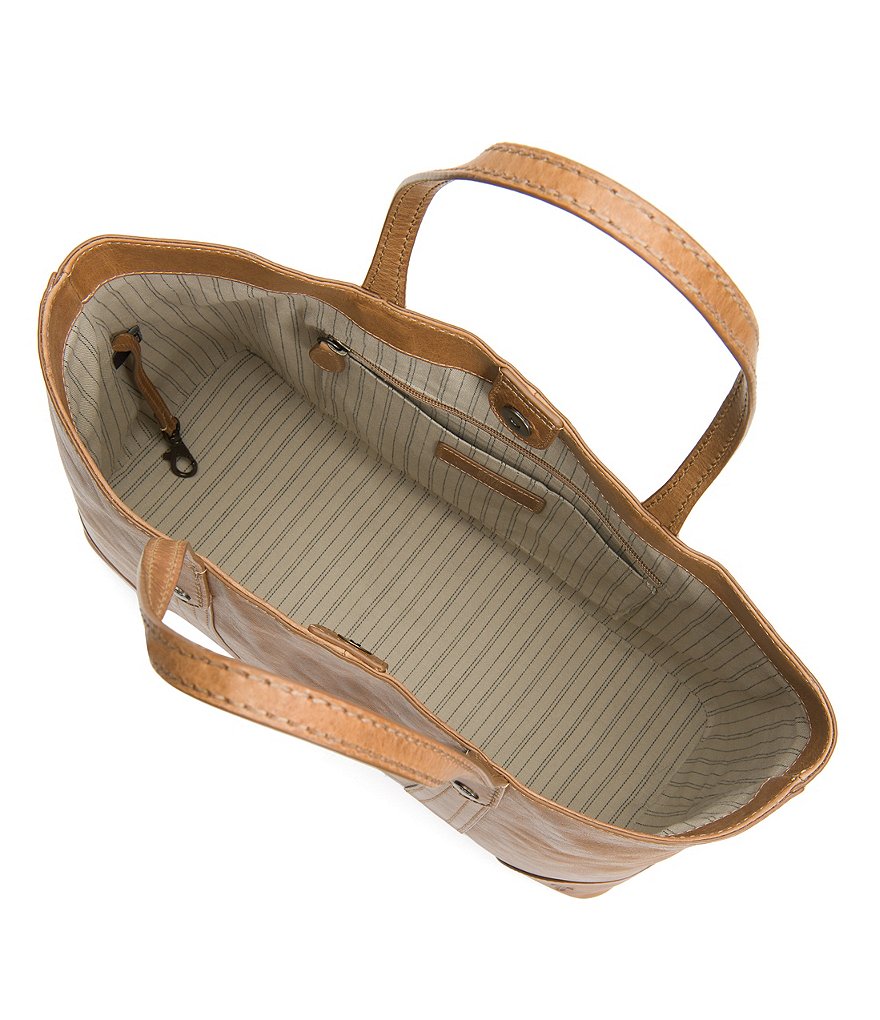 Frye Melissa Washed Leather Shopper Tote Bag
