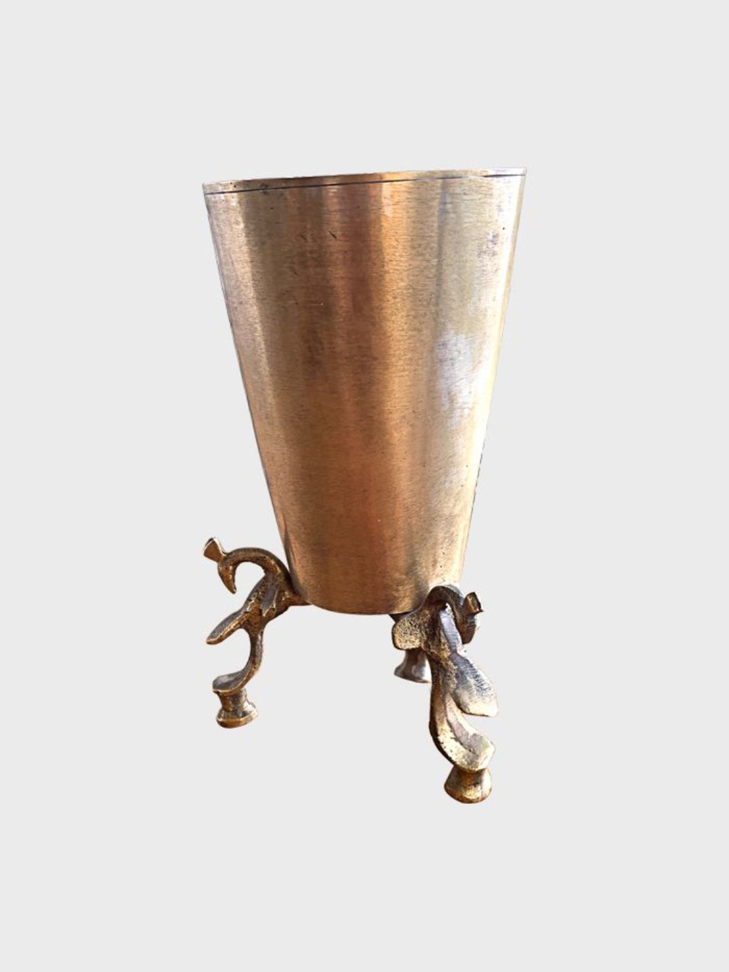 Artisans Rose Gold Brass Umar Vintage Glass