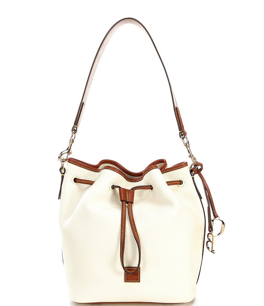 Dooney & Bourke Saffiano Collection Drawstring Bucket Bag